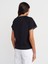 31824 Reglan Kol Kontrast Dikiş Detaylı T-Shirt-Siyah 2