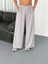 Osy Modal Yumuşak Dokulu Kumaş Bisiklet Yaka T-Shirt Bol Paça Pantalon Ikili Takım - Boyalı Gri 5