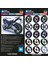 Moto Rider 4'lü Sticker Seti Floresan Turuncu Iç Dış Jant Şeridi Kask ve Çamurluk Çınar Extreme 6