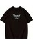 Thousand Ön Arka Baskılı Oversize Bisiklet Yaka T-Shirt - Siyah 1