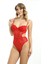 Kırmızı Dantelli Bodysuit - 679713-1453 2