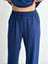 Osy Modal Yumuşak Dokulu Kumaş Kısa Kollu Yakalı T-Shirt Pantalon Ikili Takım- Lacivert 1