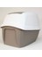 Imac Maddy Junior Üstü Açılır Kapalı Kedi Tuvaleti Gri 57X43X41 cm 4