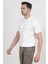 Erkek Bisiklet Yaka Kısa Kol Basic Triko T-Shirt Beyaz - 2501 2