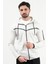 Erkek Fermuarlı Kapüşonlu Slim Fit Sweatshirt Karmelanj - 24K 078 1