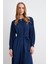 Kolları Piliseli Abaya - Indigo 4