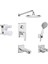 Eca Niobe Ankastre Duş Seti - 3 Yollu / 7 parça set ECA.ANKSET.BD310 1