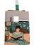 Desenli Yıkanabilir Cepli Kitap Kılıfı 20 x 25 cm Çok Amaçlı Çanta Book Cover 1