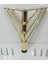 12 cm Gold Metal Telli Mobilya Ayağı 1