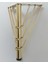 12 cm Gold Metal Telli Mobilya Ayağı 5