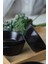 Mat Siyah Kristal Çerezlik / Sosluk 12 cm 6 Adet 956 2