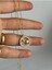14K Altın Kaplama Papatya Arı Motifli Garantili Gold Gümüş Kolye 3