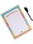 Yaz-Sil Zikzak Desen Shopping List Manyetik Buzdolabı Planlayıcımagnetli Planlayıcı Buzdolabı Notluk 3