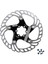 180MM Bisiklet Disk Fren Rotoru 6 Vida Bağlantılı 1