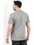 Erkek Bisiklet Yaka %100 Pamuklu Basic T-Shirt Açık Haki - 2912 4