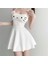 Beyaz Hello Kitty Face Askılı Elbise 2