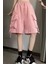 Pembe Cepli Gabardin Kargo Şort 2
