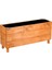 Ahşap Saksı Dış Mekan Çiçeklik Dekoratif Büyük Boy Saksı Hazır Kurulu 95CM x 26CM Yükseklik 45CM 1