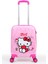 Hello Kitty Lisanslı Çocuk Valizi Pembe Darbeye Dayanıklı 1