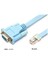 Cisco Uyumlu Konsol Kablosu – RS232 Db9 Dişi – RJ45 Erkek – 1.8m Rollover Seri Kablo 1