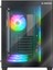 Iceblade Pro Black 7*12CM Argb Fan Kontrolcü Temperli Cam Kumandalı Atx Mid-T Gaming Oyuncu 6
