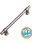 Mobilya Çekmece Mutfak Dolap Kapak Dolabı Kulpları Kulbu Kulpu Bronz Metal Kulp 192 Mm-19.2 cm 1