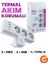 Termal Akım, Çocuk Korumalı 3'lü Duvar T Priz 3xusb 1xtype-C 20W, Isıya Dayanıklı Topraklı Üçlü Priz 1