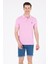 Erkek Açık Pembe Tişört Basic 50262933-VR078 1
