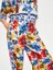 Resort Çiçek Desen Paçası Yırtmaçlı Wide Leg Fit Viskon Pantolon S25PNT045 4