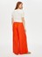 Resort Önü Yırtmaç Detaylı Viskon Keten Wide Leg Fit Pantolon S25PNT047 4