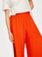 Resort Önü Yırtmaç Detaylı Viskon Keten Wide Leg Fit Pantolon S25PNT047 5