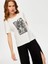 Resort Önü Palmiye Baskılı Yuvarlak Yaka T-Shirt S25TSH115 3