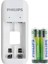 Phılıps SCB2070NB/00 2li 2 Adet x Aaa 700MAH Pilli - Pil Şarj Cihazı 2