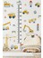 Iş Makinaları Temalı Boy Cetvelli Çocuk Bebek Odası Sticker Seti Boy Cetveli Iş Makinalı Sticker 1