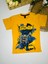 Erkek Çocuk Batman Tişört Şort 2’li Alt Üst Takım Sarı 2