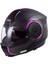 Scope 2 Arch Mat Tıtanıum-Pembe Çene Açılır Kask 1