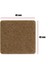 Yapışkanlı Mobilya Masa Sandalye Parke Zemin Ayak Koruyucu Kaydırmaz Keçesi 40X40 mm (10'lu Paket) 1