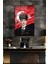 Atatürk Portre ve Türk Bayrağı Dikey Cam Tablo, Modern Duvar Dekoru , Kurum Ofis Iş Hediyelik Tablo 5
