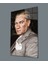 Takım Elbiseli Atatürk Dekoratif ve Modern Cam Tablo, Uv Baskılı ve Temperli, Hediyelik 1