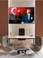 Atatürk ve Türk Bayrağı Yatay Cam Tablo, Vatanını En Çok Seven Görevini En Iyi Yapandır 1