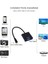 Micro HDMI To VGA Kablo Çevirici Dönüştürücü Adaptör Ses Destekli - Siyah 5