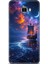 Samsung Galaxy C7 Hd Baskılı Kılıf + Seramik Tam Kaplayan Ekran Koruyucu 235 1