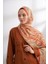 Ithal Vual Nuit Desen Şal 04463-CAMEL Orange 1