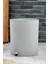 Pedallı, Çizgili Yuvarlak Model Banyo/mutfak Çöp Kovası 8lt 4