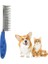 ® Tüy Açıcı Kedi Köpek Tarağı Tek Taraflı Metal Dişli Evcil Hayvan Bakım Fırçası 1