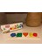 Ahşap 3D Yapboz Geometrik Şekiller Montessori Oyuncak 4