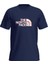 Lacivert Erkek Bisiklet Yaka T- Shirt 1