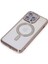 Apple iPhone 14 Pro Max Kılıf Joke Simli Magneticsafe Kılıf - Pembe Zrnet 3