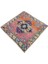 El Dokuma Vintage Kırşehir Halısı 74X75 Lila Mor Küçük Yastık 2