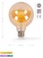LED Rustik Flamanlı Ampül 6W G95 E27 - BB47-00620 5